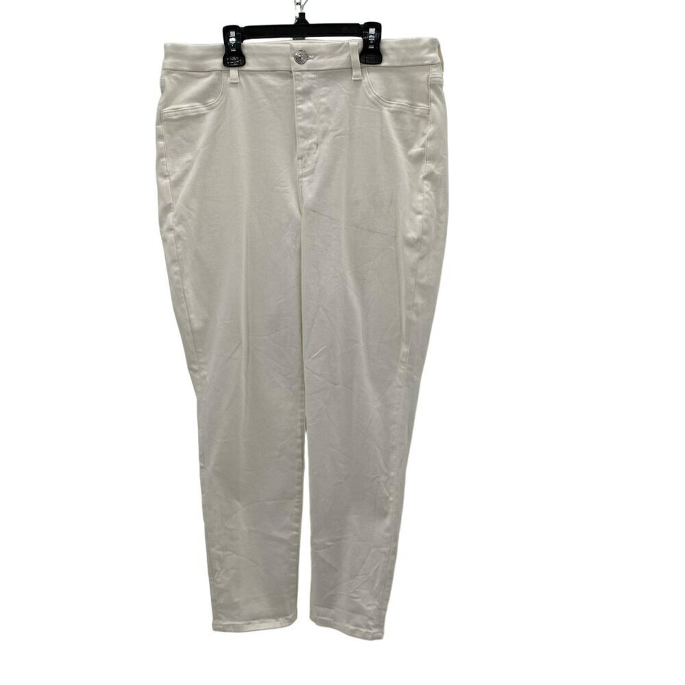 American Eagle Ne(X)t Level Stretch White Curvy Hi-Rise Jegging Women's Size 16